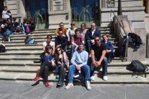 Jury officiel de Ciné en Herbe 2015 avec l'équipe de Ciné en Herbe – avec Lola Norda, Sylvain Desclous, Damien Sinet, Stéphanie Perraudin, Guillaume Rieu, Alexis Magaud, Jennifer Guerard, Philippe Moreau, Basile Doganis et Mélanie Braux, à Théatre Municipal Gabrielle Robinne.